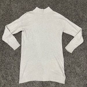 BP. Cream Ribbed Mock Neck Sweater Dress Size Small